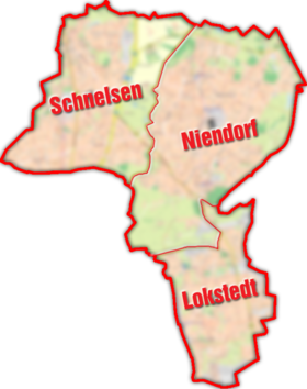 Eimsbuetteler Stadtteile Lokstedt / Niendorf / Schnelsen
