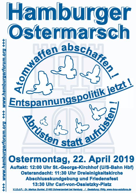 Hamburger Ostermarsch 2019 Hamburger Ostermarsch 2019