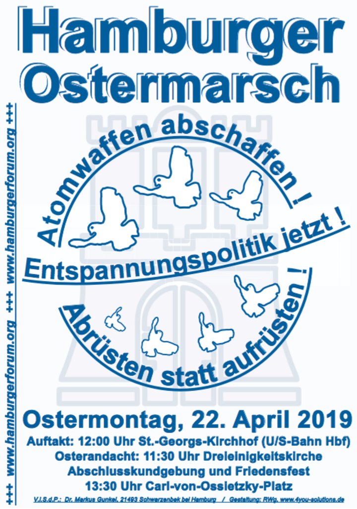 Hamburger Ostermarsch 2019 Hamburger Ostermarsch 2019