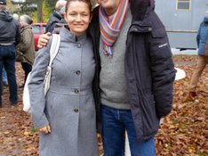 Zaklin Nastic (DIE LINKE, MdBV) & Rainer Benecke (Landessprecher, DIE LINKE) Zaklin Nastic (DIE LINKE, MdBV) & Rainer Benecke (Landessprecher, DIE LINKE)