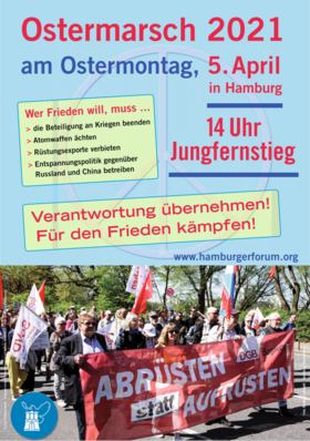 Ostermarsch 2021 Hamburg Verantwortung Frieden